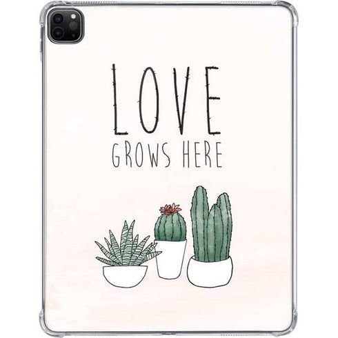 Love Grows Here iPad Pro 11in (2024) Clear Case